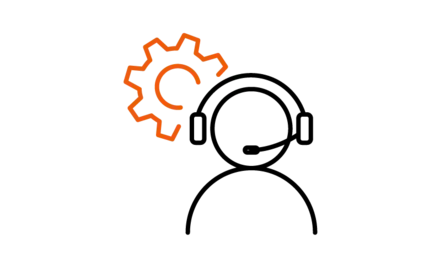 Contact Babtec support Illustration of a Babtec employee in support