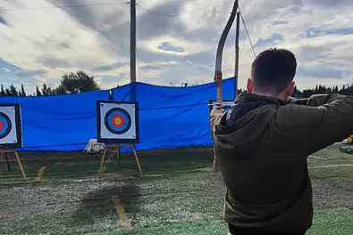 Archery at the anniversary team event Archery at Babtec’s anniversary team event in Spain