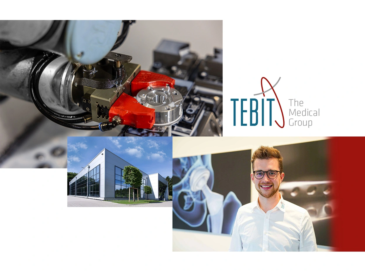 Author Andreas Schürholz from TEBIT Andreas Schürholz from TEBIT and the company building